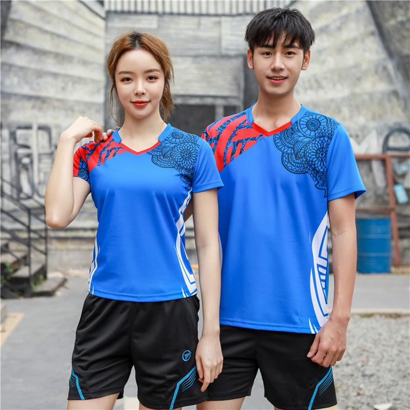 Table Tennis Jersey - Tenis camisa masculina/feminina, badminton tshirt, badminton