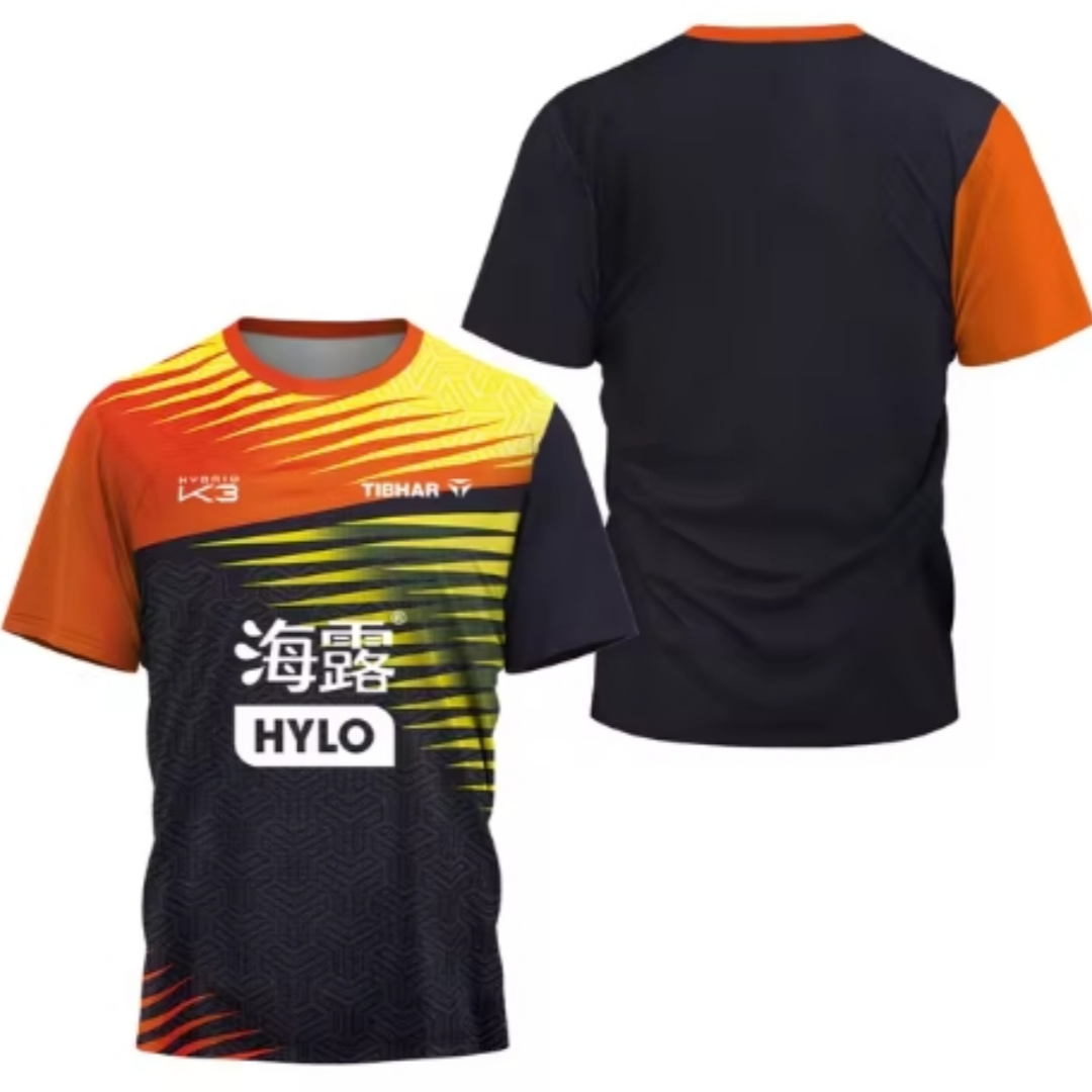 Table Tennis Club Jersey - 2024 verão novo triângulo fragmento tênis