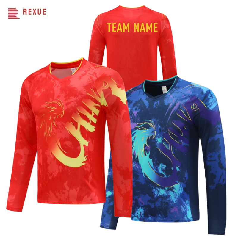 Table Tennis Jersey - Camisa chinesa de tênis de mesa