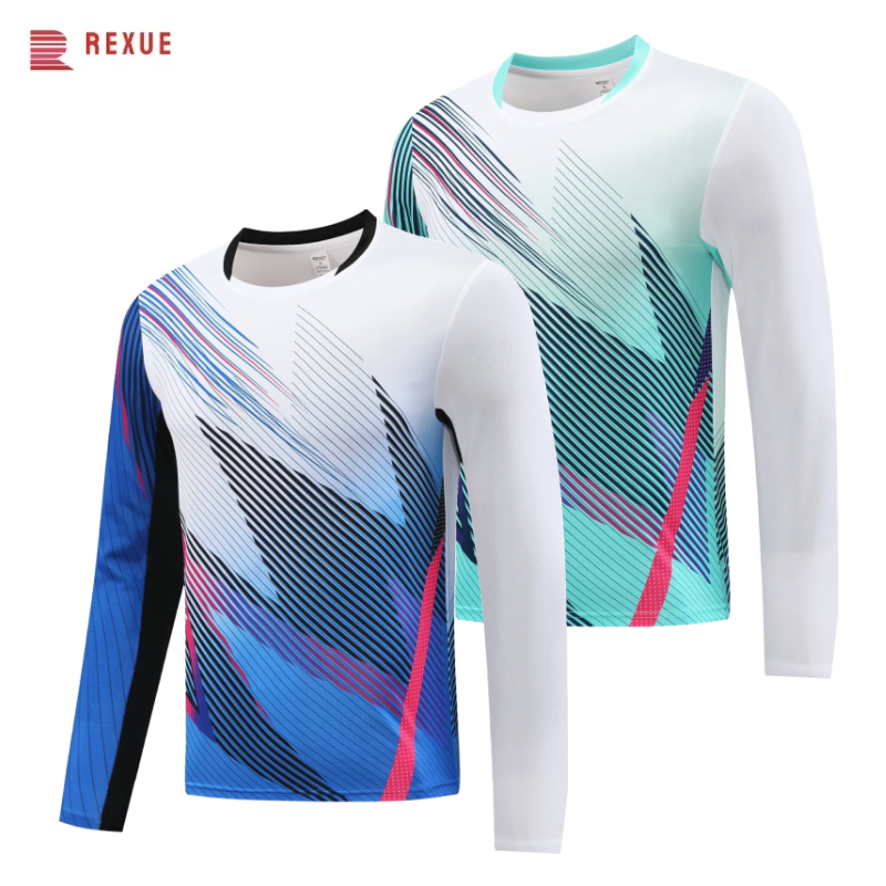 Table Tennis Jersey - Camisa de badminton de manga longa