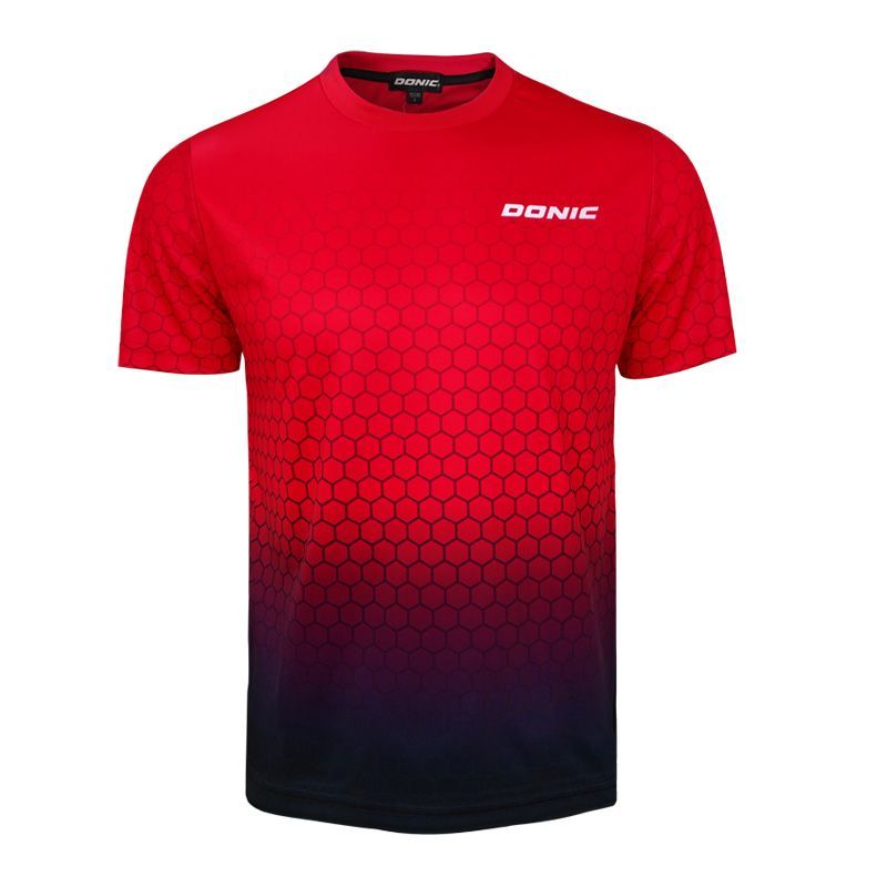Camisa de tênis de mesa Donic  - Table Tennis Jersey avaliação e preço