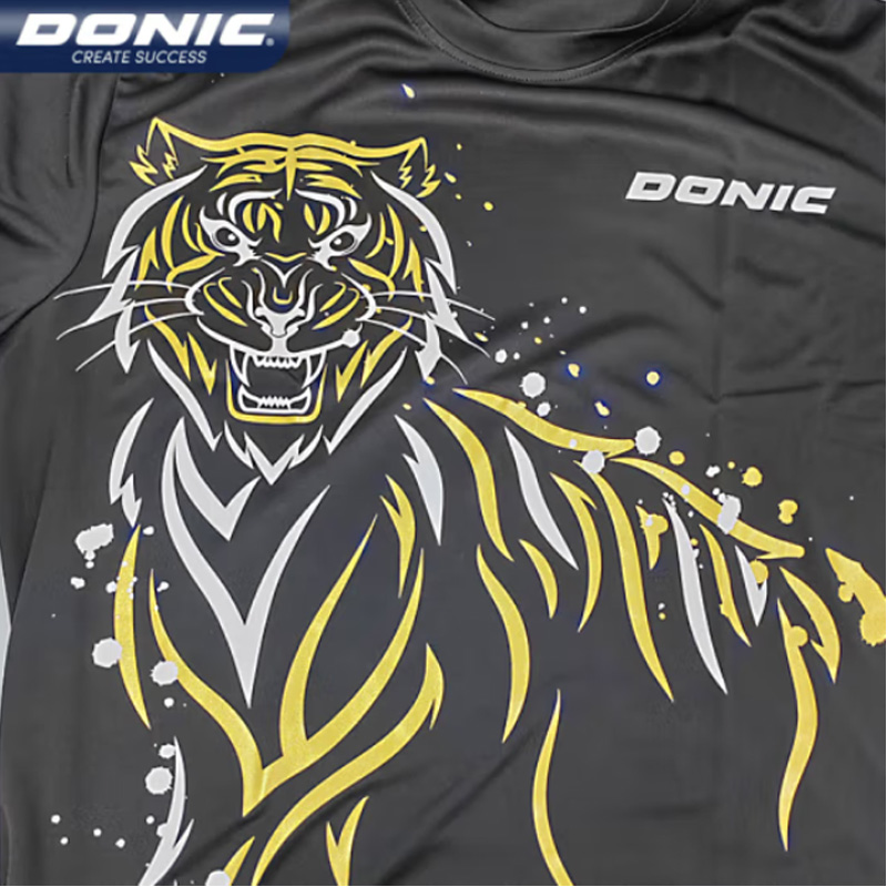 DONIC-Camisola de Ténis de Mes - Table Tennis Jersey avaliação e preço