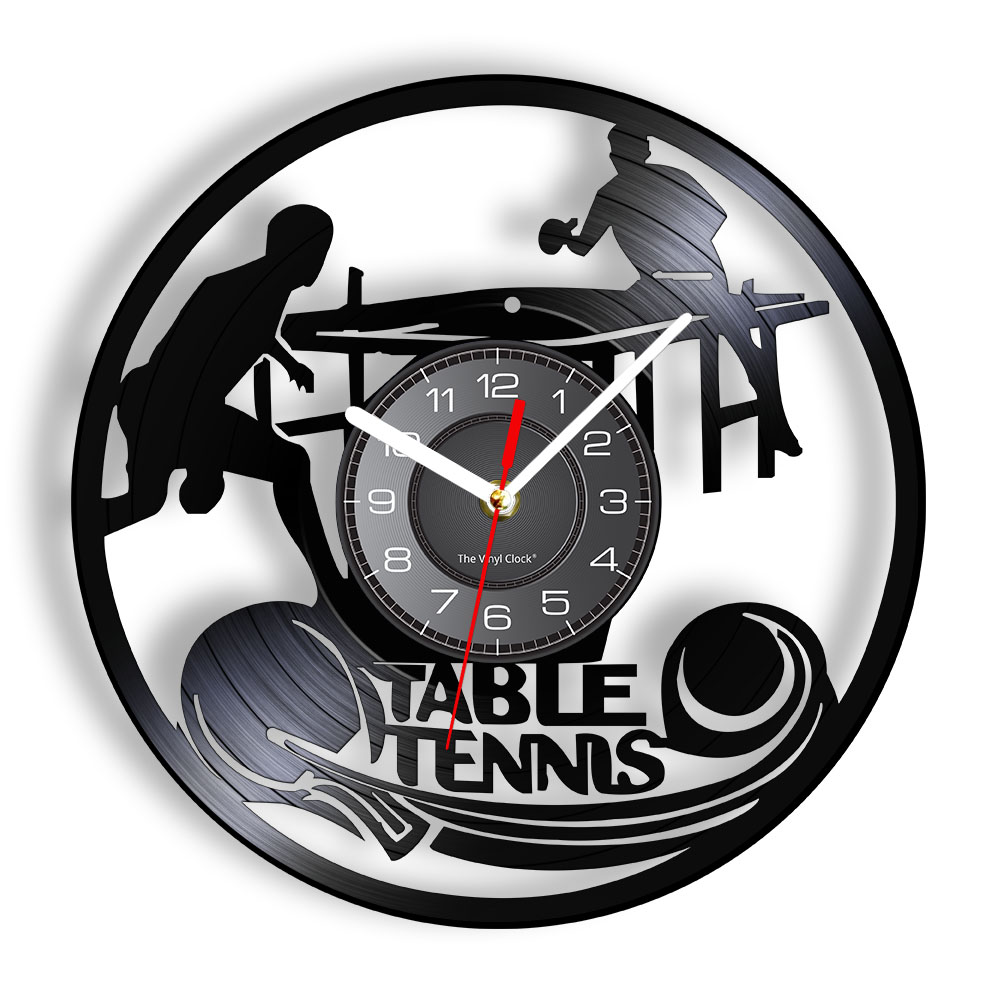 Tênis de mesa relógio de pared - Table Tennis Dimension avaliação e preço