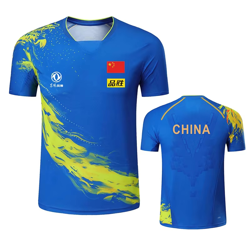 China dragão tênis de mesa imp - Table Tennis Jersey avaliação e preço