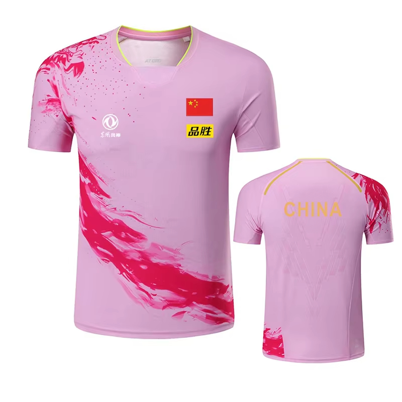 China dragão tênis de mesa imp - Table Tennis Jersey avaliação e preço