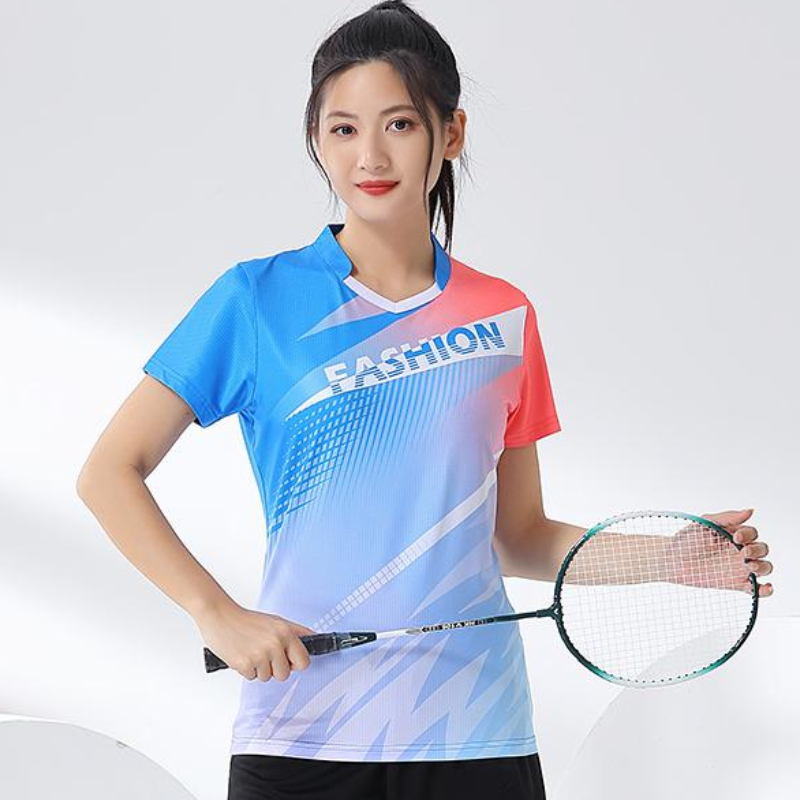 Camisa Estampada Badminton Fem - Table Tennis Jersey avaliação e preço