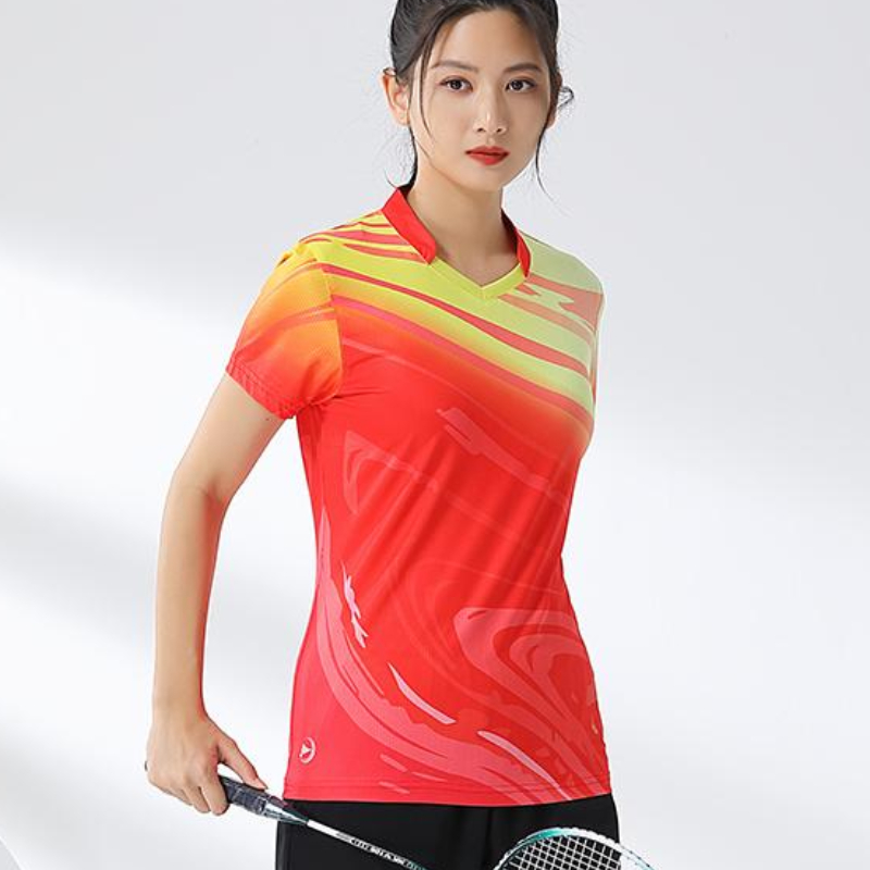 Camisa Estampada Badminton Fem - Table Tennis Jersey avaliação e preço