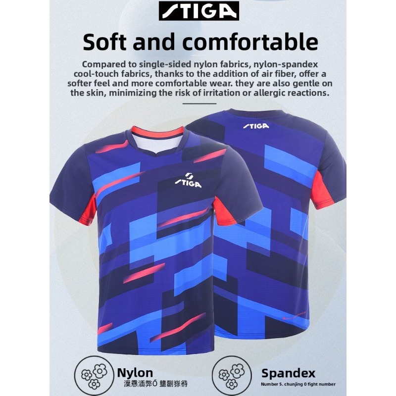 Stika camisa de tênis de mesa  - Table Tennis Jersey avaliação e preço